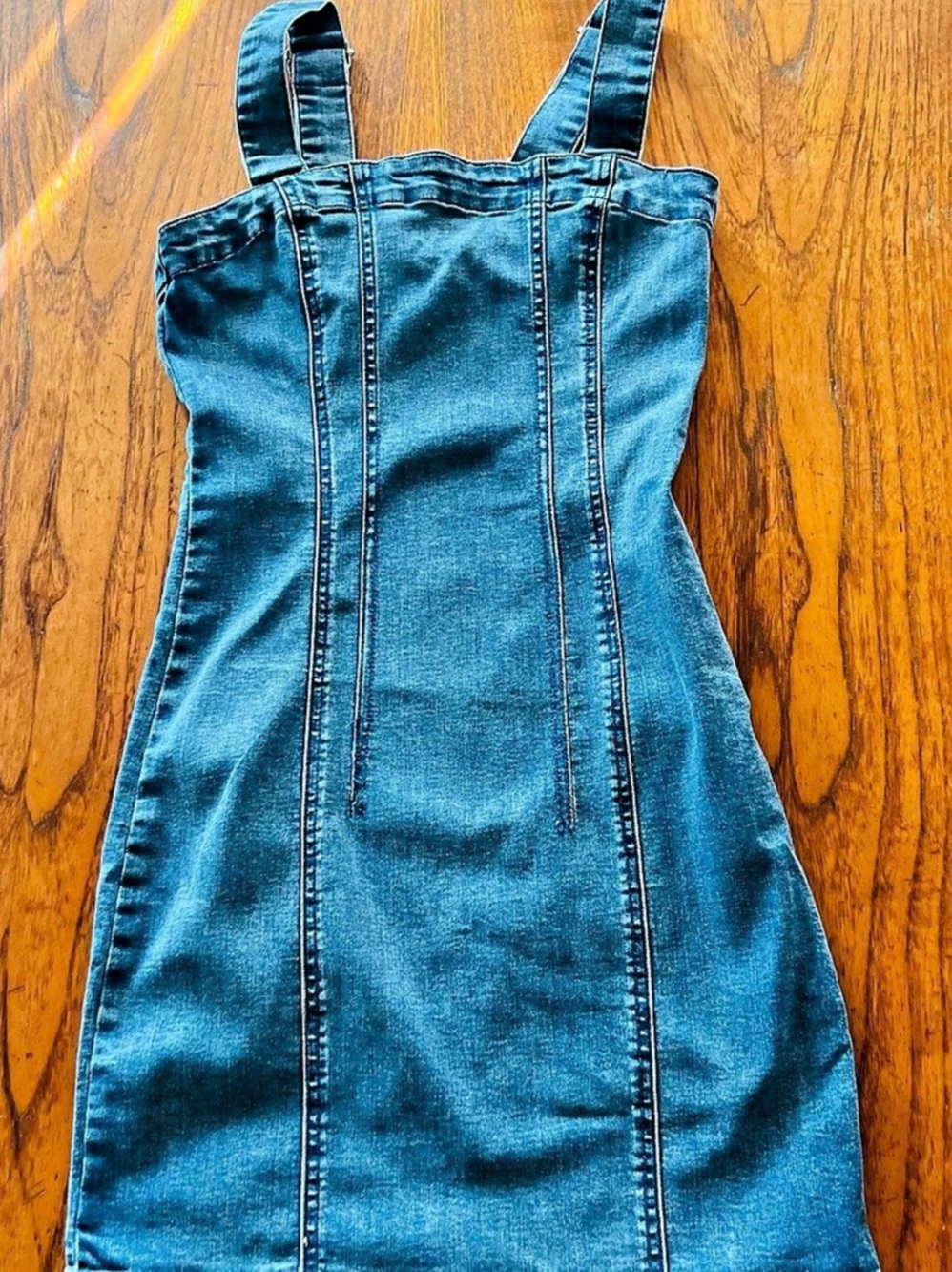 Blue Denim Mini Dress